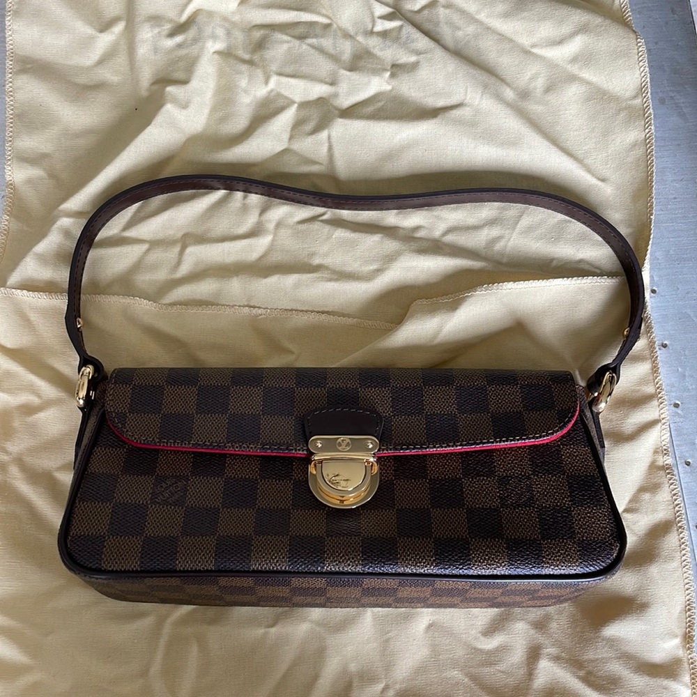 Louis Vuitton Damier brown shoulder bag with dustbag